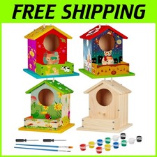 Wooden Bird House Painting Kit for All Ages