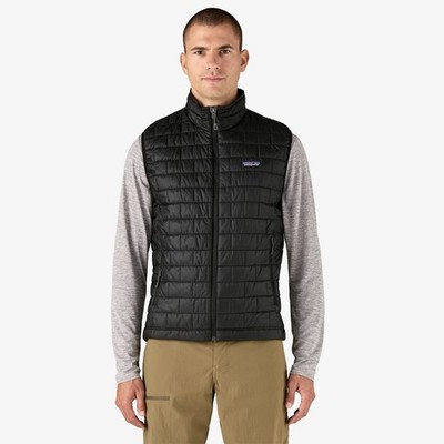 PATAGONIA Men's Jacket Nano Puff Vest Full Zip Primaloft Quilted
