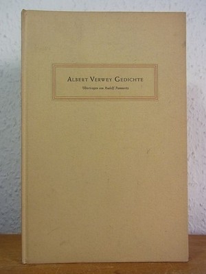 12 Gedichte (Das Gedicht. Blätter für die Dichtung) Verwey, Albert: