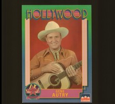 1991 Starline Hollywood Walk of Fame #79 Gene Autry