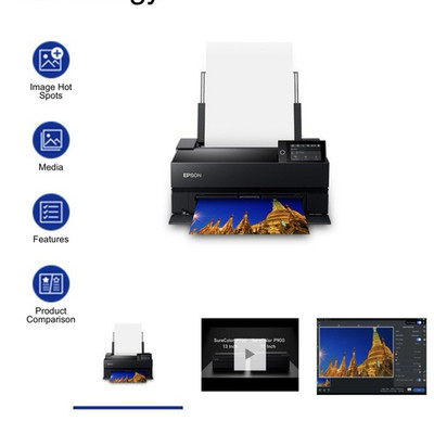 Epson SureColor P700 13'' Inkjet Color Photo Printer with BorderFree Technology