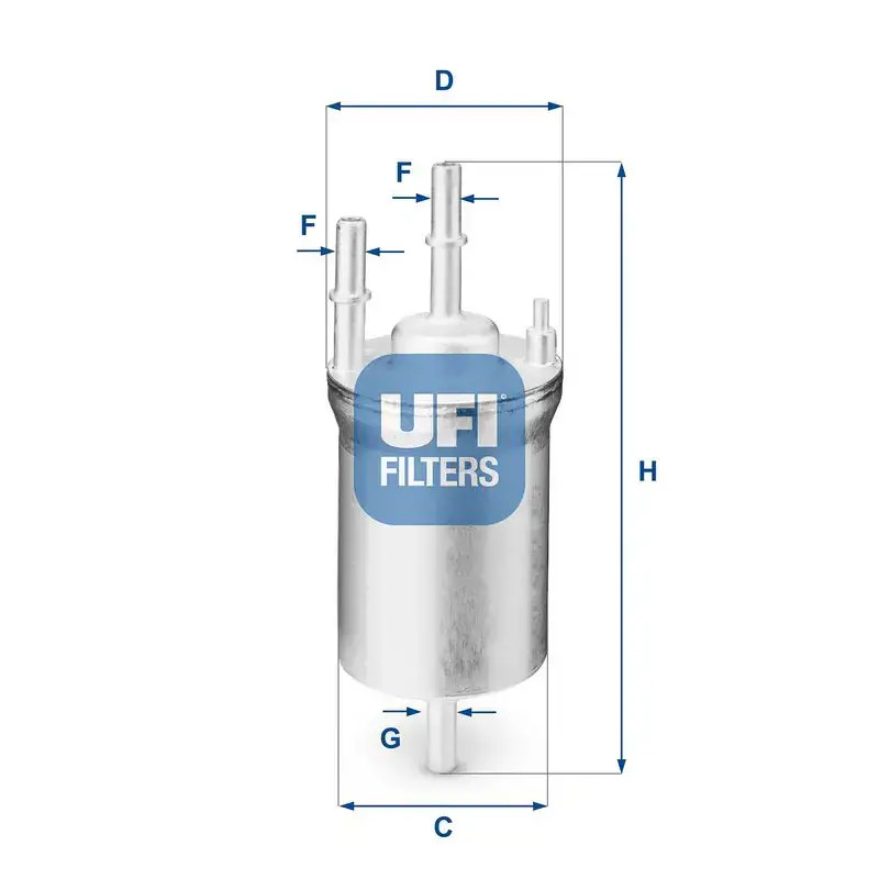 Fuel filter Filter Insert 31.833.00 UFI for SEAT VW SKODA AUDI