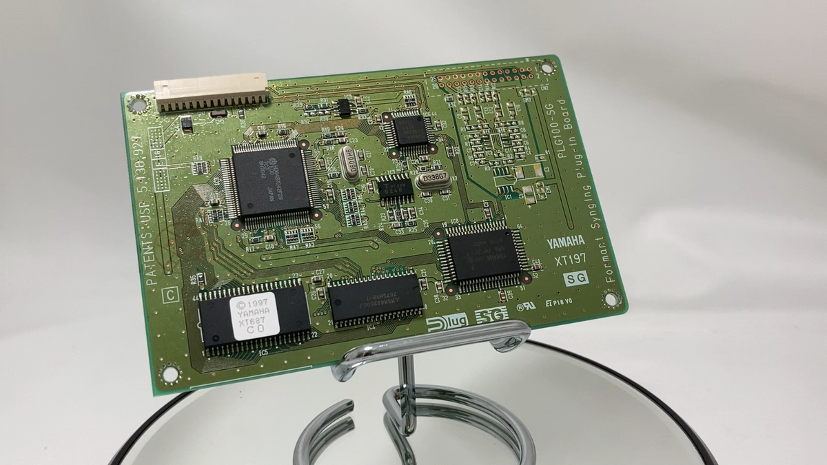 YAMAHA PLG100-SG Formant Synging Plug-In Expansion Board Used