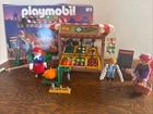 Vintage 1996 Playmobil Victorian Era Produce Stand Set #5341 Almost Complete
