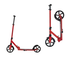 🛴Foldable Kick Scooter Adjustable for Kids, Teens and Adults w/8" Large Wheels