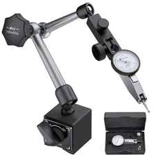 Neoteck 0-0.03"/0.0005" Dial Test Mini-132lbs/60kg Tensile Force, Silver 