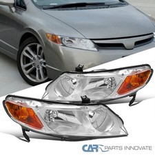 Headlights Fits 2006-2011 Honda Civic 4dr Sedan Replacement Head Lamp Leftright Headlights Fits 2006-2011 Honda Civic 4dr Sedan Replacement Head Lamp Leftright