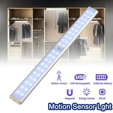 Rechargeable LED Under Cabinet Lights USB Motion Sensor Kitchen Cupboard Lamp UK