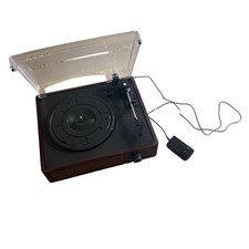 Vinyl Record Player with Bluetooth Speaker Vintage-Style