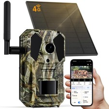 4G Cellular Trail Camera, No WiFi Needed, 0.2s Fast Trigger Speed, Full Color...