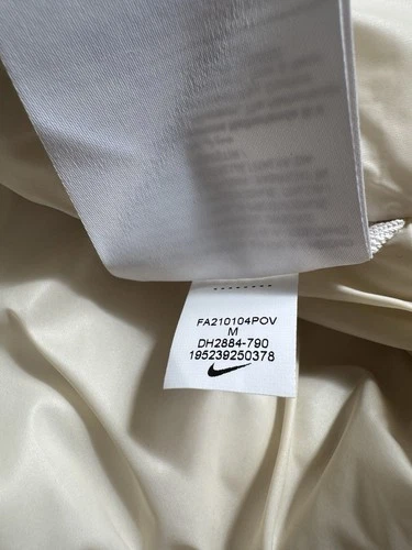 Nike $500 Men’s Medium ESC Made In Italy Down Filled Vest Wheat Ivory DH2884-790 image 2