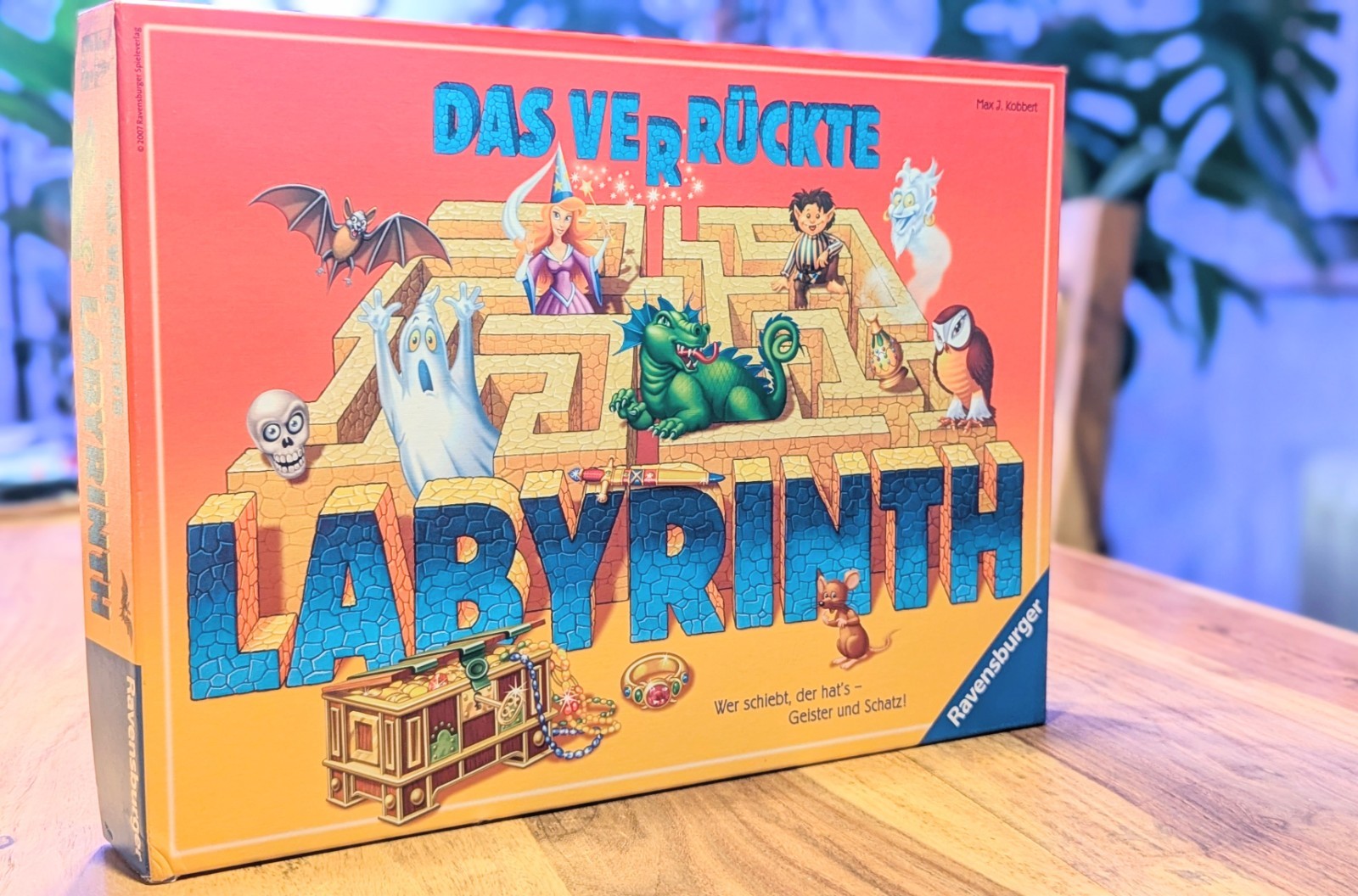 Das verrückte Labyrinth – Ravensburger 2007 – Ab 7 Jahre – 2-4 Spieler – Geprüft
