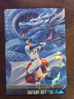 2025 SHOHEI OHTANI ANIME BLUE DRAGON CRACKED ICE