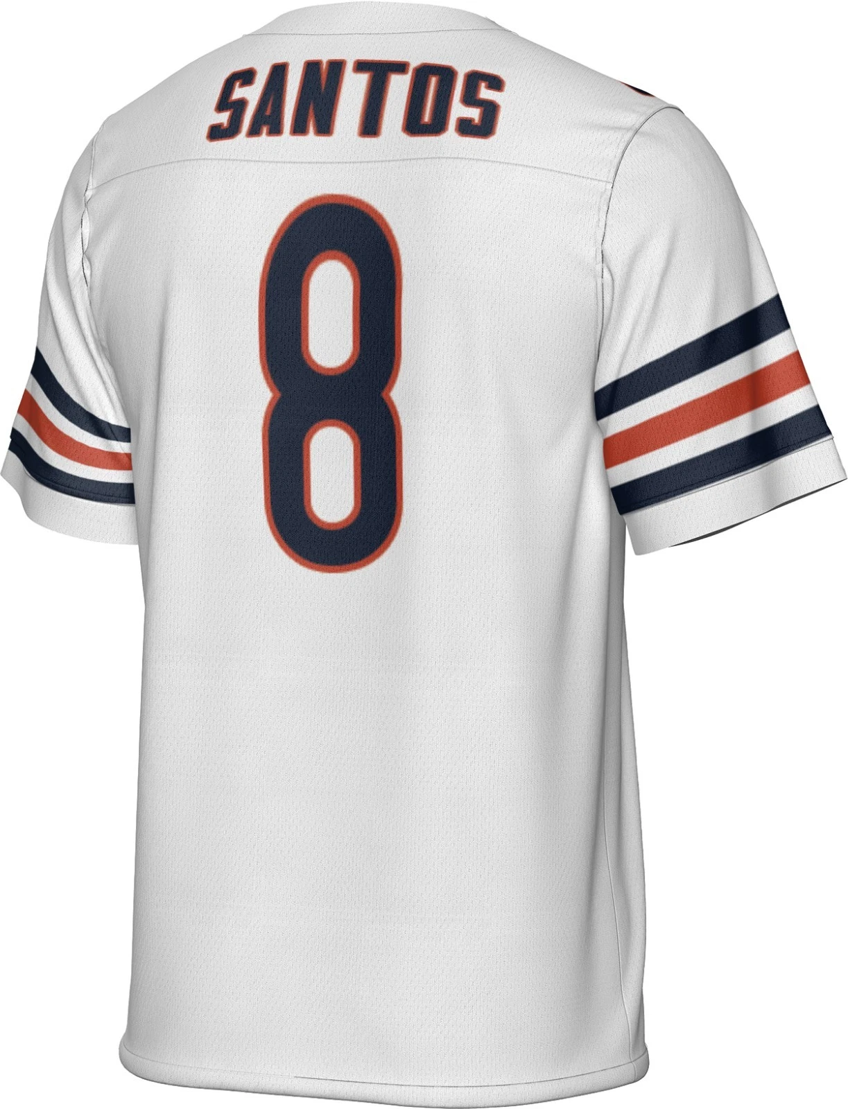 UNSIGNED CUSTOM Sewn Stitched Cairo Santos White Jersey - Size S to 5XL