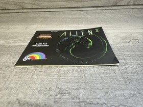 Alien 3 Nintendo NES Game Manual/Instruction Booklet Only LJN