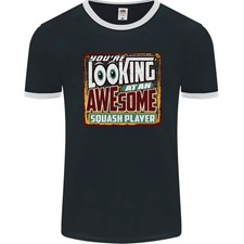 Camiseta An Awesome Squash Player para hombre con timbre FotL
