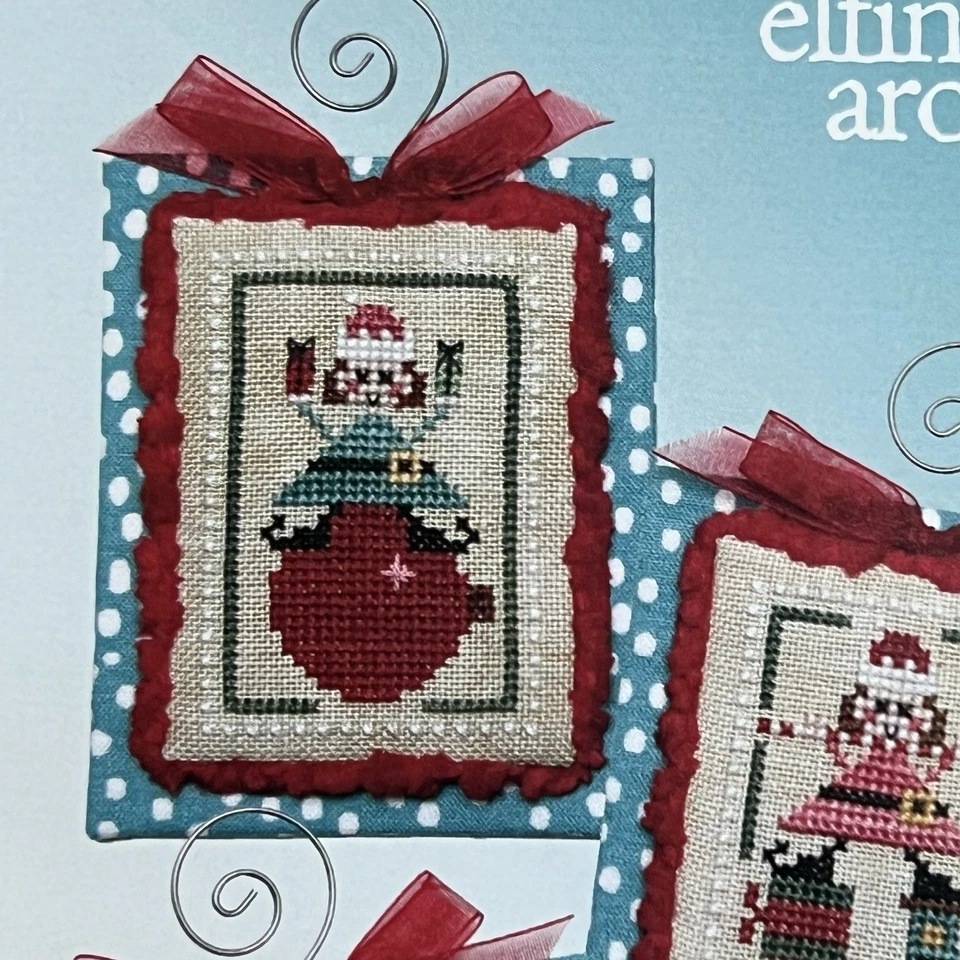 Elfin' Around by Heart in Hand Cross Stitch Chart Patterns 3 Designs Included - Image 2 of 4