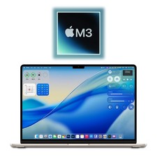 2024 Apple M3 MacBook Air 13.6" 90%+ 8GB/256GB SSD (Starlight) A3113 w/Warranty