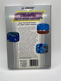 Stinger (Nintendo NES) 5 Screw Hang Tab  Complete CIB - RARE
