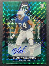 2024 Panini Mosaic OLUMUYIWA FASHANU Green Prizm Auto /25 #311