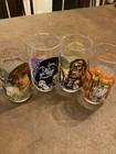 Star Wars 1977 Vintage Burger King Coca Cola Drinking Glasses Set of 4