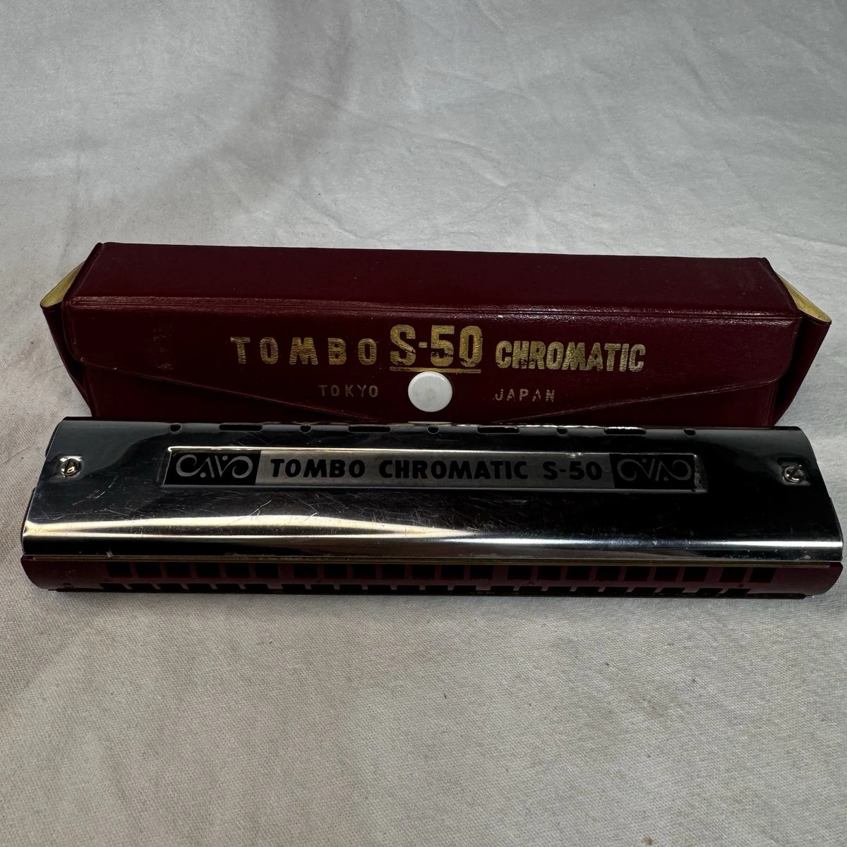 Tombo Harmonika Folk Blues MKII, Diatonic large, 10 holes, D-Dur/Re