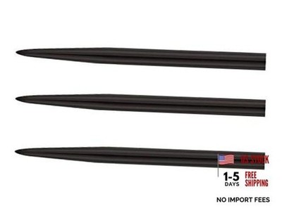 US Darts Steel Black 53mm (2 1/16th) Steel TIP Dart Replacement Points - 5