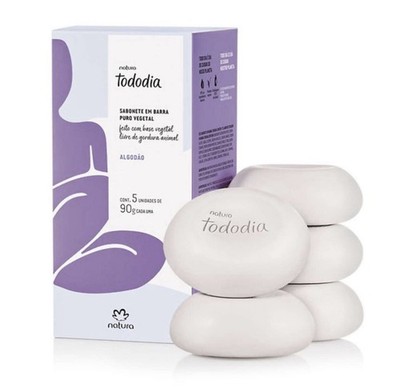 Natura Tododia Vegan Bar Soaps x 5 units Cotton