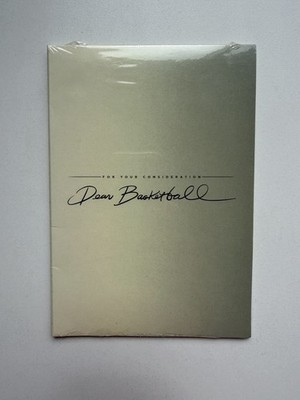 Dear Basketball Short Film FYC Awards Screener DVD 2017 Kobe Bryant Anim Sealed