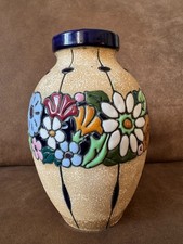 AMPHORA  Werke Turn/Teplitz grosse Vase - Jugendstil - um 1900