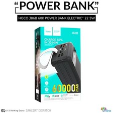 HOCO J86B 60000mAh Power Bank Fast Charging Portable USB LED Display UK/EU