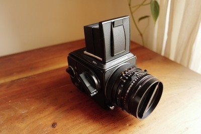 Hasselblad 503cx, Acute Matte D, CF 80mm Lens, A12 Back, Waist Level, Winder