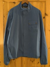 Image of Barbour International Mildenhall Waterproof Jacket Blue Large New Without Tags