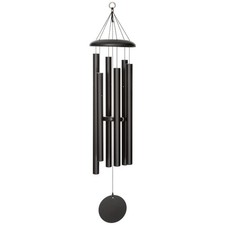 Corinthian Bells 44 Inch Black Deep Tone Wind Chime Made in USA