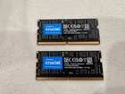 Crucial 32GB (2 x 16GB) DDR5-5600 PC5-44800 CL46 Dual Channel Laptop Memory Kit