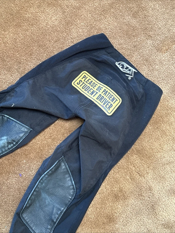 Troy Lee Designs Youth GP Pro Motocross Pants Black Size 22 Student Driver Patch - Image 4 of 4