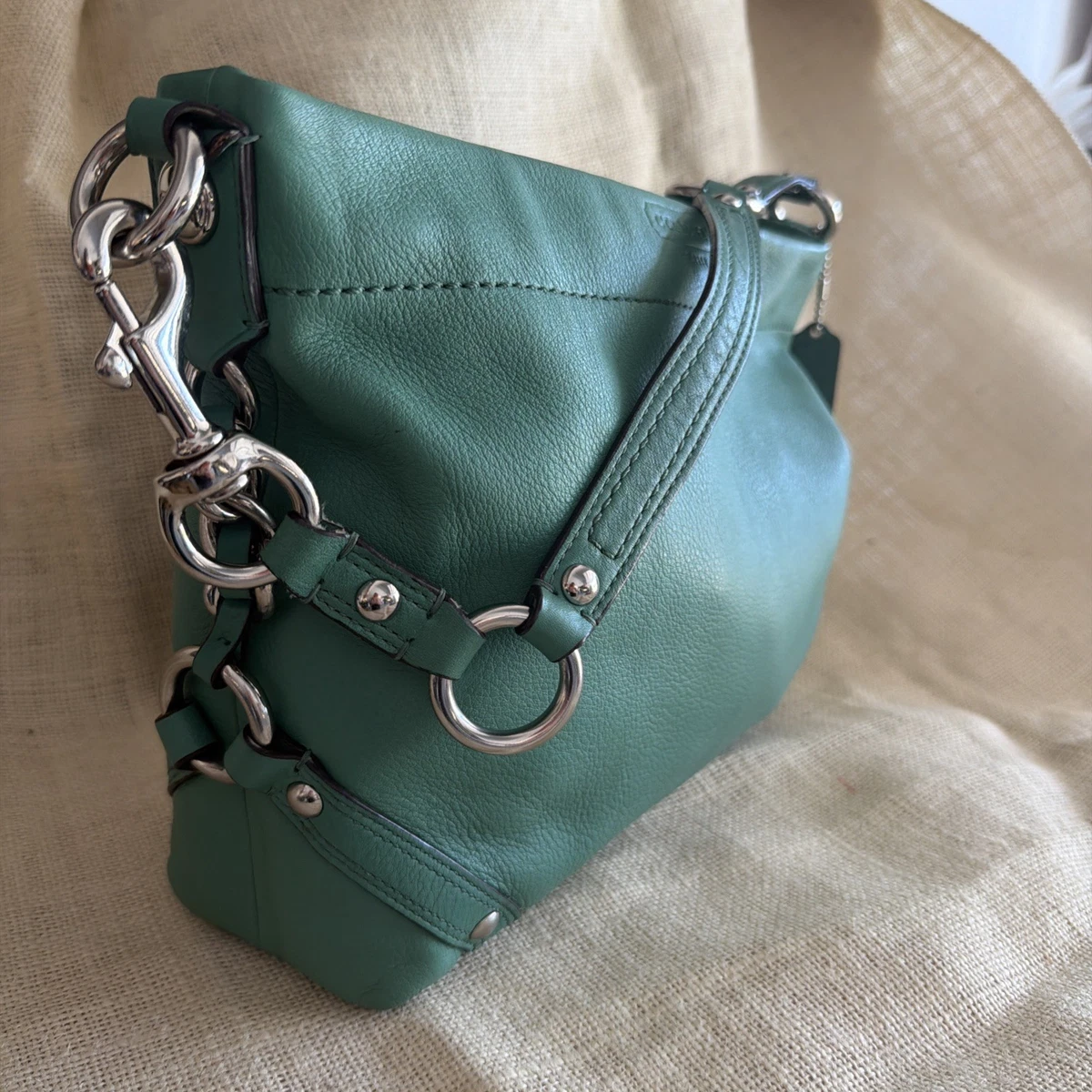 Coach Carly Leather Exterior Medium Bags & Handbags for Women for