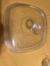 Pyrex A-12-C Vintage Square 10.5" Square Glass Dome Lid Replacement A12C Corning