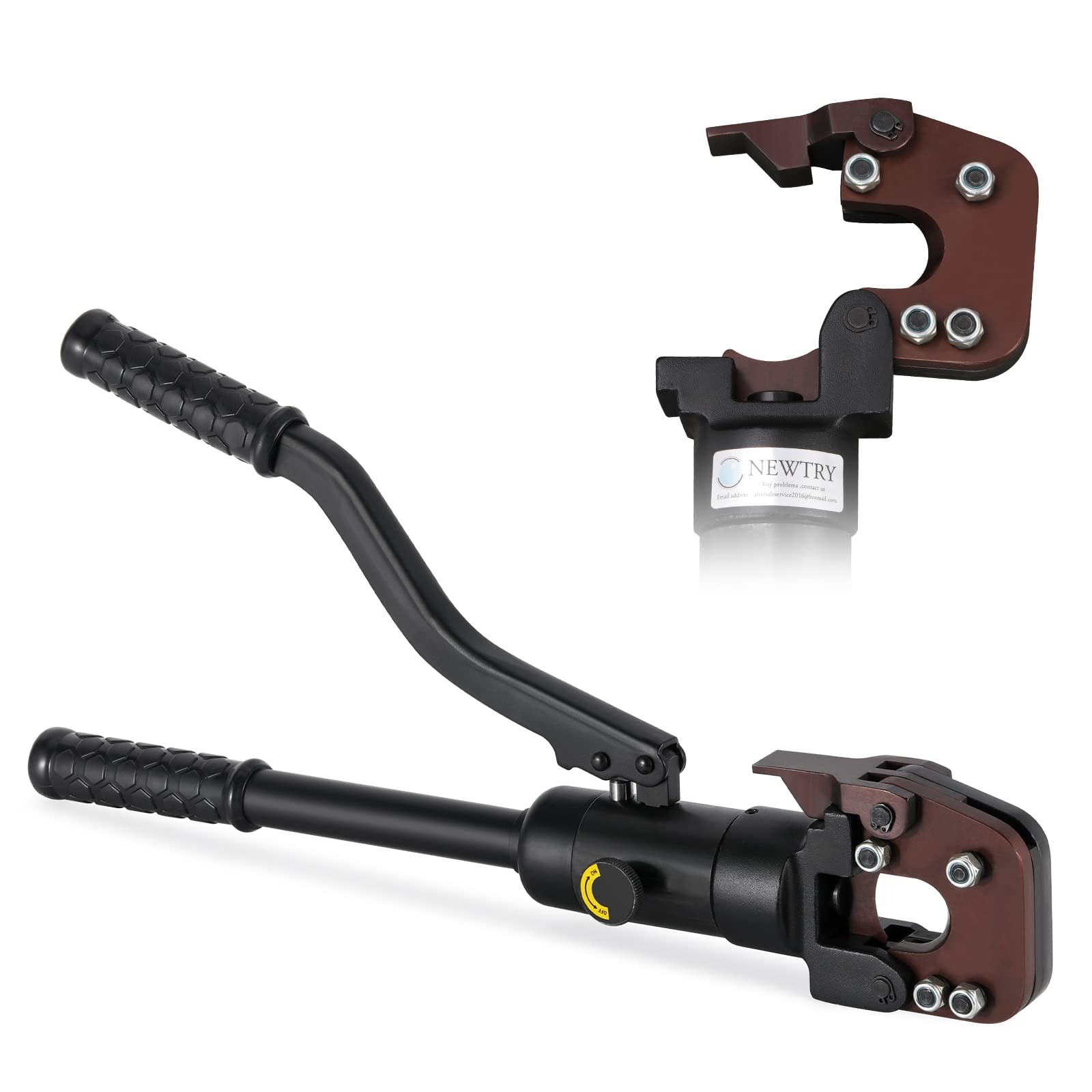 dia 32mm(1.26inch) Hydraulic Cable Rebar ACSR Cutter Manual Steel Bar Shear H...