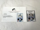 Larry Brown Signed 1989 Collegiate Collection North Carolina Tar Heels Card COA