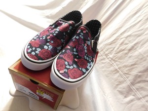 vans asher floral slip on