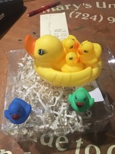 6 PC RUBBER DUCK SET NEW