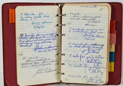 1950s Vintage Delta Sigma Pi Booklet Signatures Merits Faculty Ground Rules