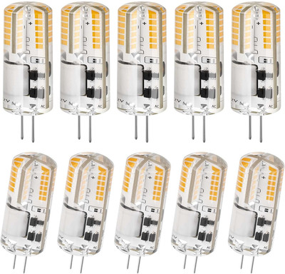 G4 3W Bi-Pin LED Bulb, 30W T3 Halogen Bulb Equivalent, AC/DC 12V Warm White 3000