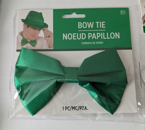 NEW ST PATRICKS DAY COSTUME ACCESSORIES - GREEN - CLOVERS - EYELASHES - Picture 4 of 10