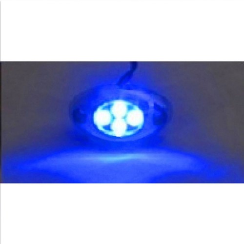 8Pc Blue LED Chrome Modules Motorcycle Chopper Frame Neon Glow Lights Pods Kit - Picture 4 of 5
