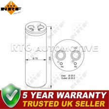 NRF Air Conditioning Dryer Fits Audi A4 2001-2009 A6 2004-2011 + Other Models