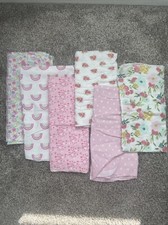 Baby Girl Blanket Lot