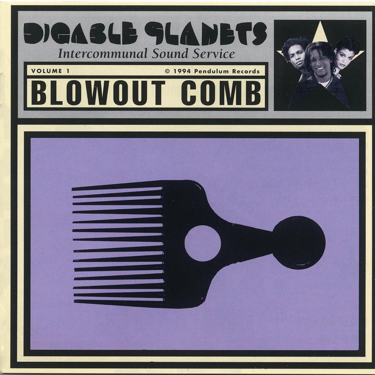 Digable Planets Blowout Comb 限定盤2LP DIGABLE PLANETS: BLOWOUT COMB (Ltd.Ed.2LP Clear/Purple