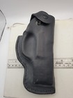 Hand made genuine Leather handgun black leather case 9mm — photo 1